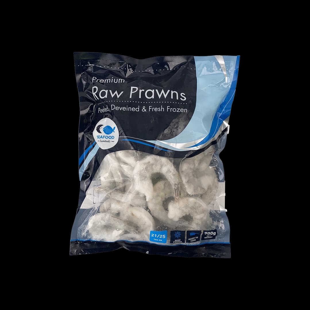 Frozen PTO Raw Prawn Cutlet 21/25 700G