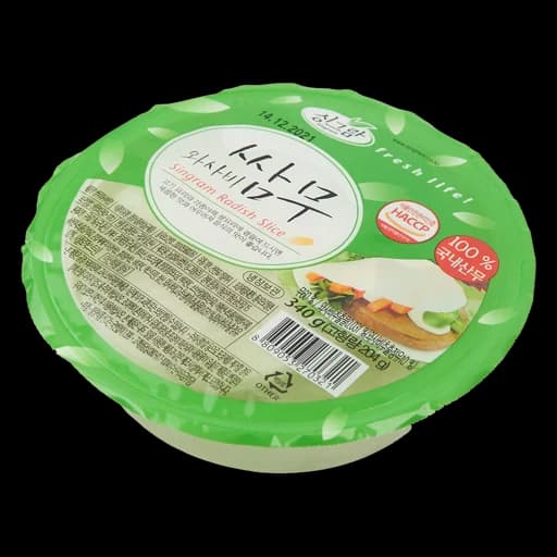 Thin Sliced Pickled Radish Wasabi Flavour 340g