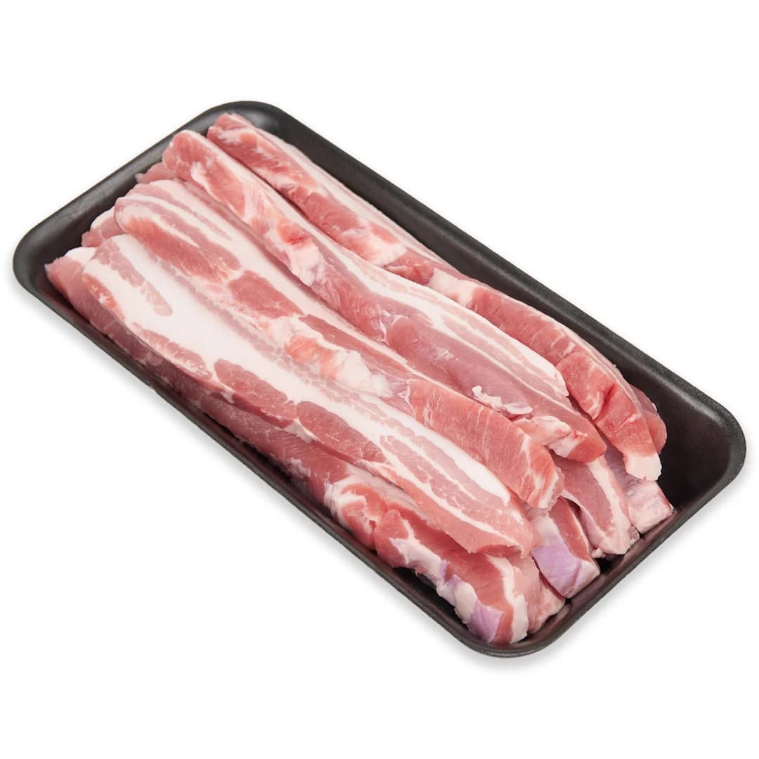 Pork Belly Rindless for BBQ 600g