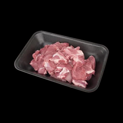 Diced Fresh Pork Collar Butt 500g