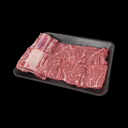 Normal Size Galbi for BBQ (Korean Style) 500g/2pcs